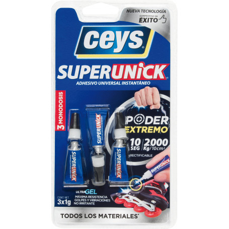 SUPER UNICK GEL CEYS 3X1GR