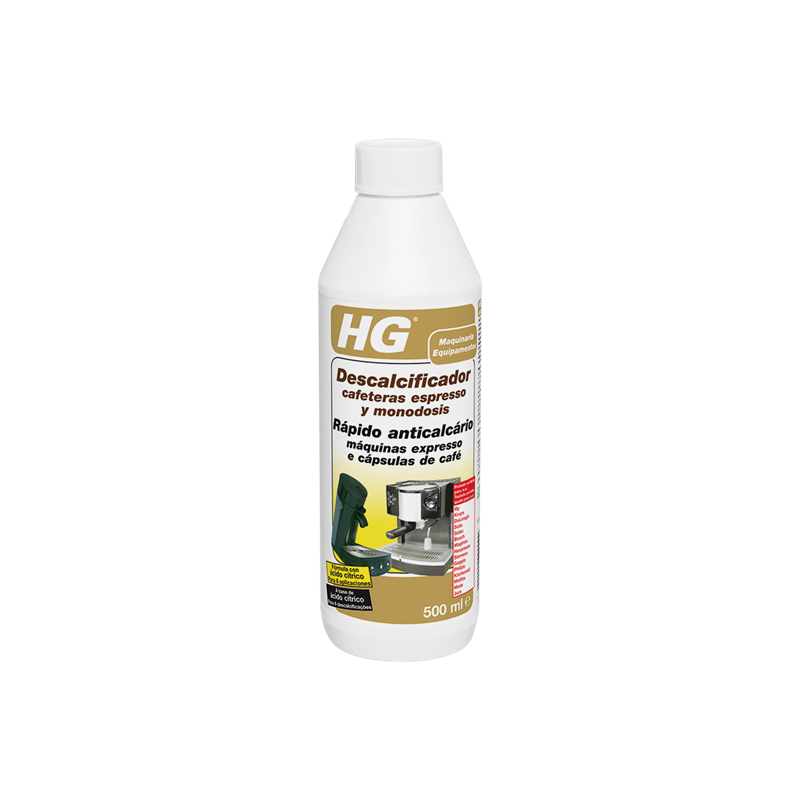 HG DESCALCIFICADOR CAFETERA 500ML HG DESCALCIFICADOR CAFETERA 500ML