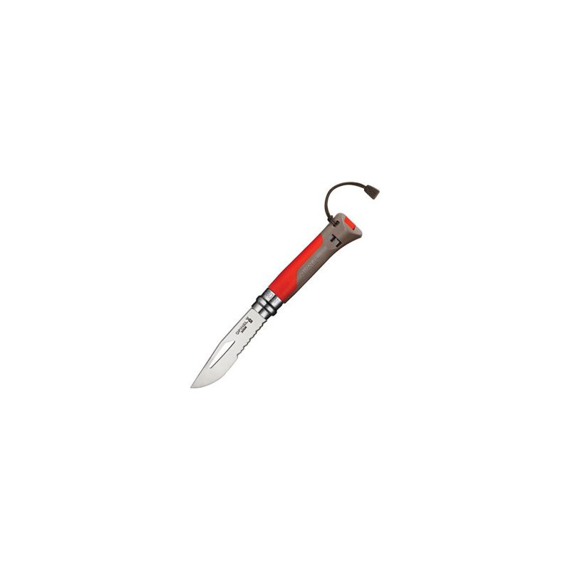 NAVAJA OPINEL INOX OUTDOOR SENDERISMO ROJA Nº8 NAVAJA OPINEL INOX OUTDOOR SENDERISMO ROJA Nº8