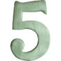 NUMERO 0 NIQUEL SATINADO 100MM PEGAR/CLAVAR