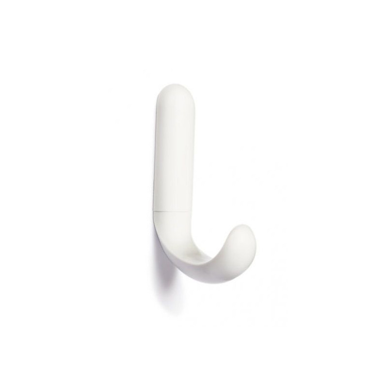 PERCHA ADHESIVA BLANCA TIPO J ALTO IMPACTO KALLSTRONG