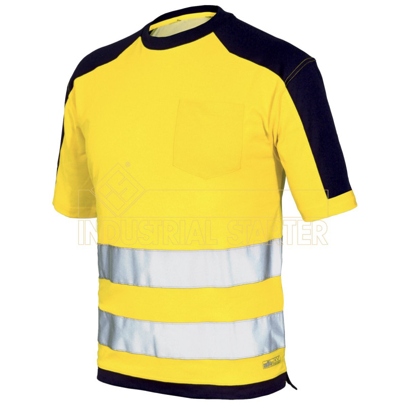 CAMISETA A.V. 8018 AZUL MARINO/AMARILLO TALLA M CAMISETA A.V. 8018 AZUL MARINO/AMARILLO TALLA M
