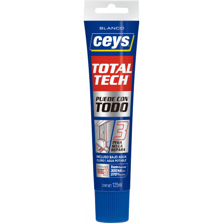 POLIMERO CEYS TOTAL TECH BLANCO TUBO 125ML