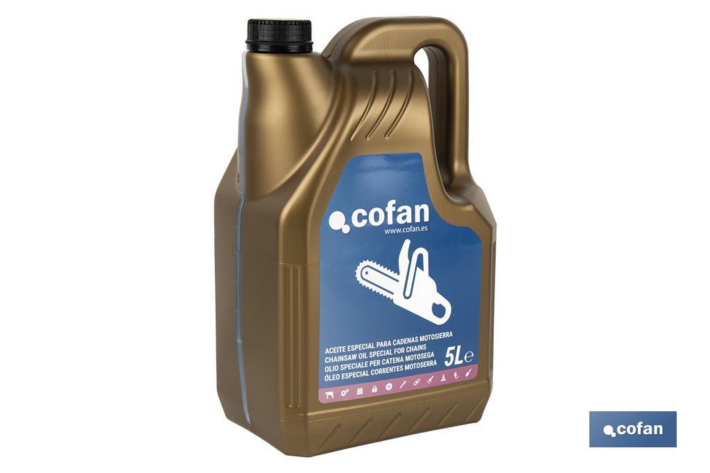 ACEITE ESPECIAL CADENAS MOTOSIERRA 5L