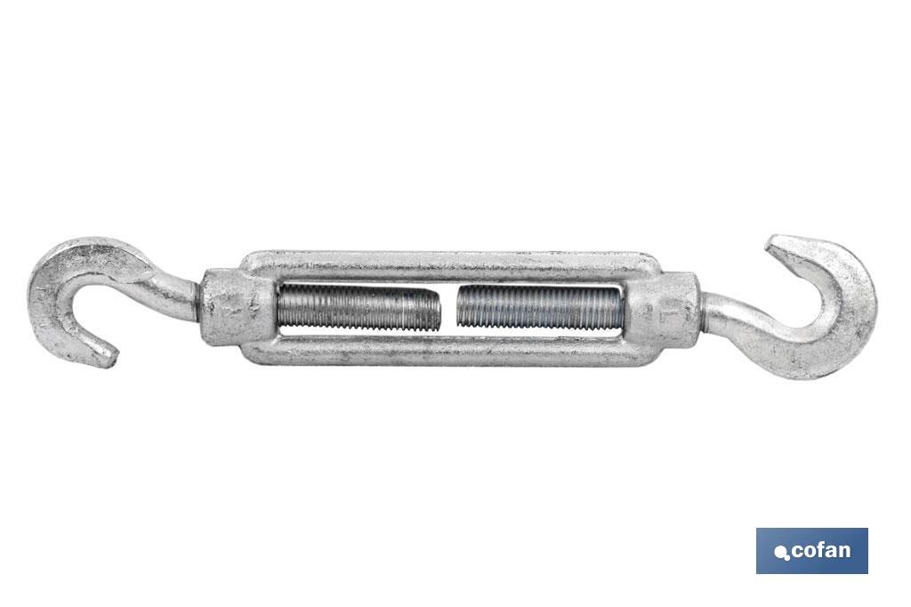 2 UNIDADES abrazadera para cable clip acero inoxidable 6 mm 1/4" tensor 