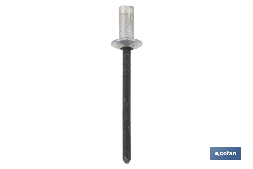 REMACHE ALUMINIO ESTANCO 3.2 X 6 MM