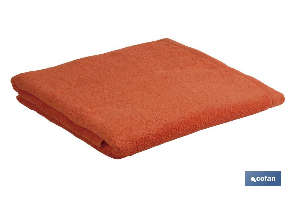 TOALLA TOCADOR ORANGE  GR.580/M2  MODELO AMANECER 30X50cm