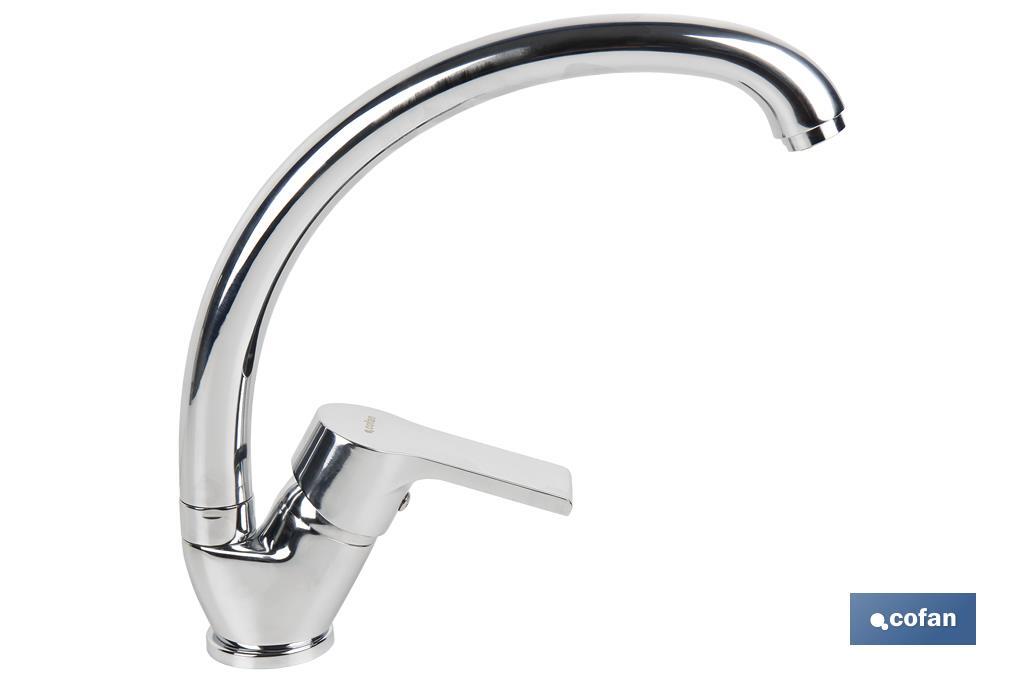 Tradicional Clásico Cromado Fregadero Cocina Puente Grifo monomando blanco 