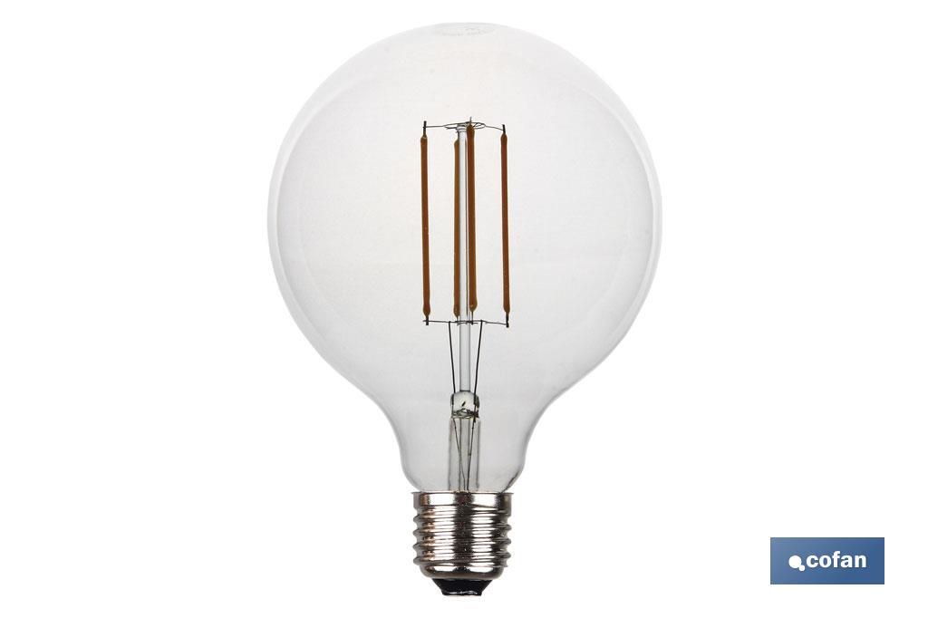 E27 Slim Style Plano LED Bombilla de 360 ​​grados Iluminación de alto brillo Lámpara LED 