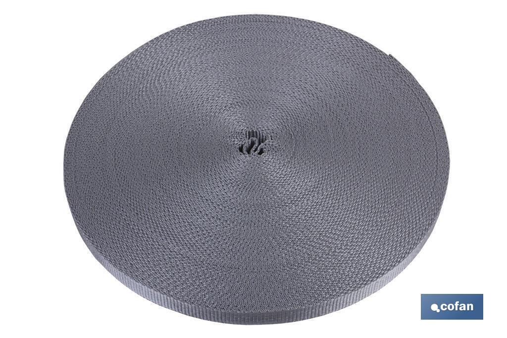 ROLLO CINTA PERSIANA 17MM X 50 M. GRIS (PACK: 1 UDS) ROLLO CINTA PERSIANA 17MM X 50 M. GRIS (PACK: 1 UDS)