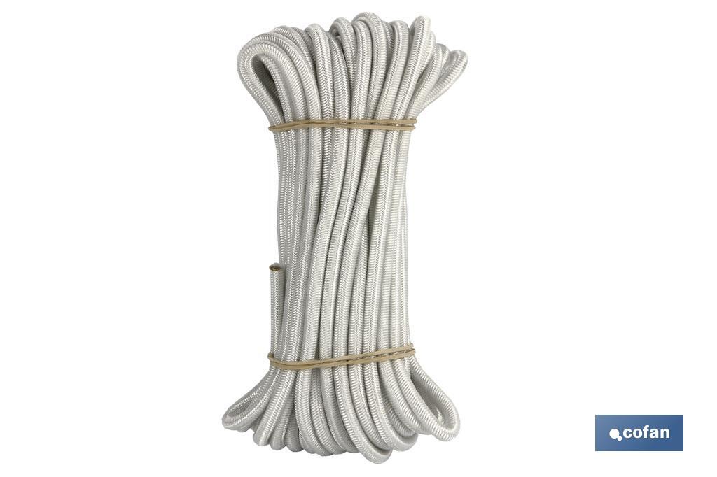 MADEJA CUERDA ELÁSTICA 10MM 10M BLANCO (PACK: 1 UDS)