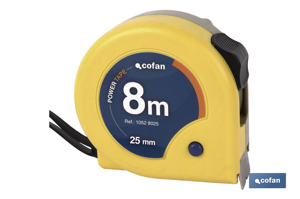 FLEXÓMETRO 25 MM X 8 M (PACK: 1 UDS)