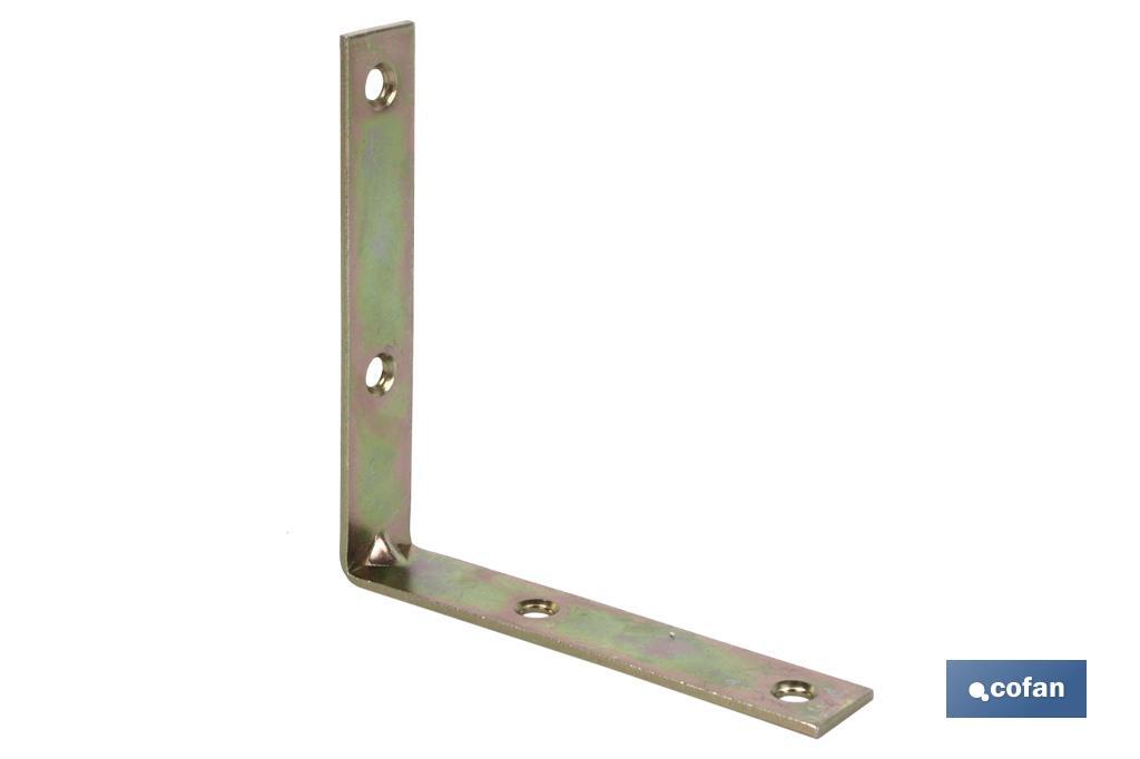 ESCUADRA DE ÁNGULO 100 MM (PACK: 40 UDS) ESCUADRA DE ÁNGULO 100 MM (PACK: 40 UDS)