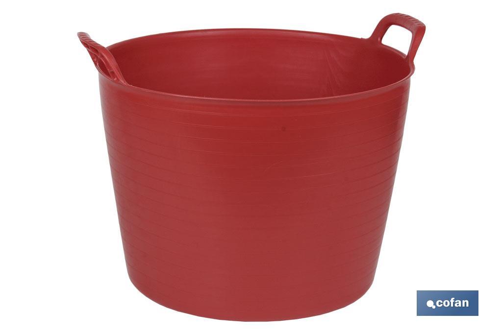 CAPAZO  42 L ROJO  48.5X45X38cm venta unitaria (PACK: 1 UDS)