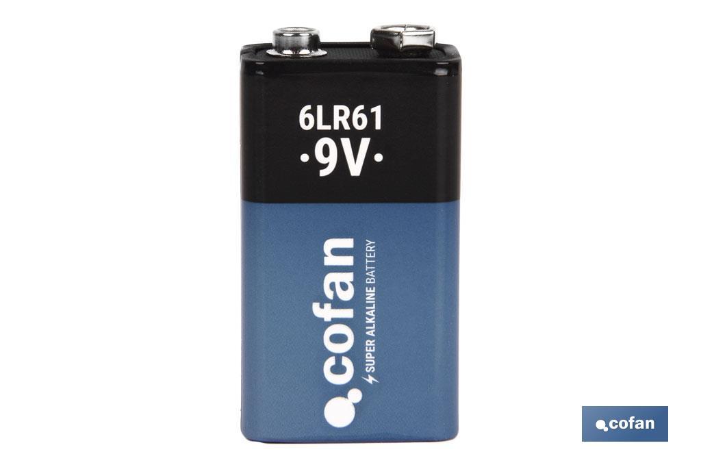 BLISTER 1 PILA ALCALINA 6LR61/9V (PACK: 12 UDS)