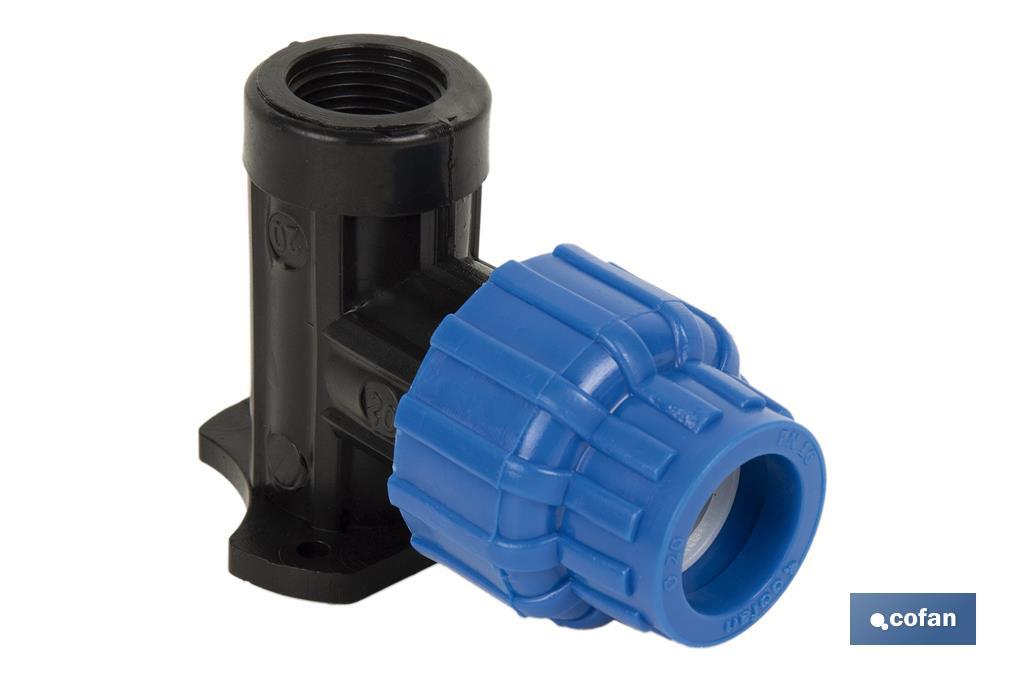 CODO 90° GRIFO ROSCA HEMBRA PP PN16 20 X 1/2 VENTA UNITARIA (PACK: 1 UDS) CODO 90° GRIFO ROSCA HEMBRA PP PN16 20 X 1/2 VENTA UNITARIA (PACK: 1 UDS)
