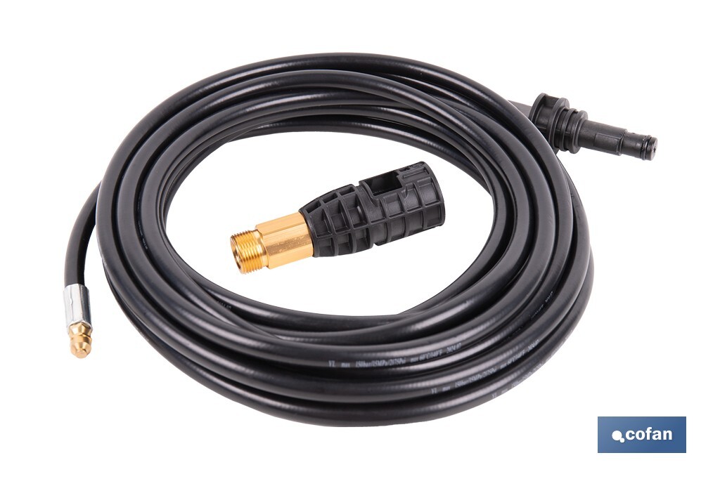 MANGUERA PARA LIMPIEZA DE TUBERÍAS 7,5 M (PACK: 1 UDS)