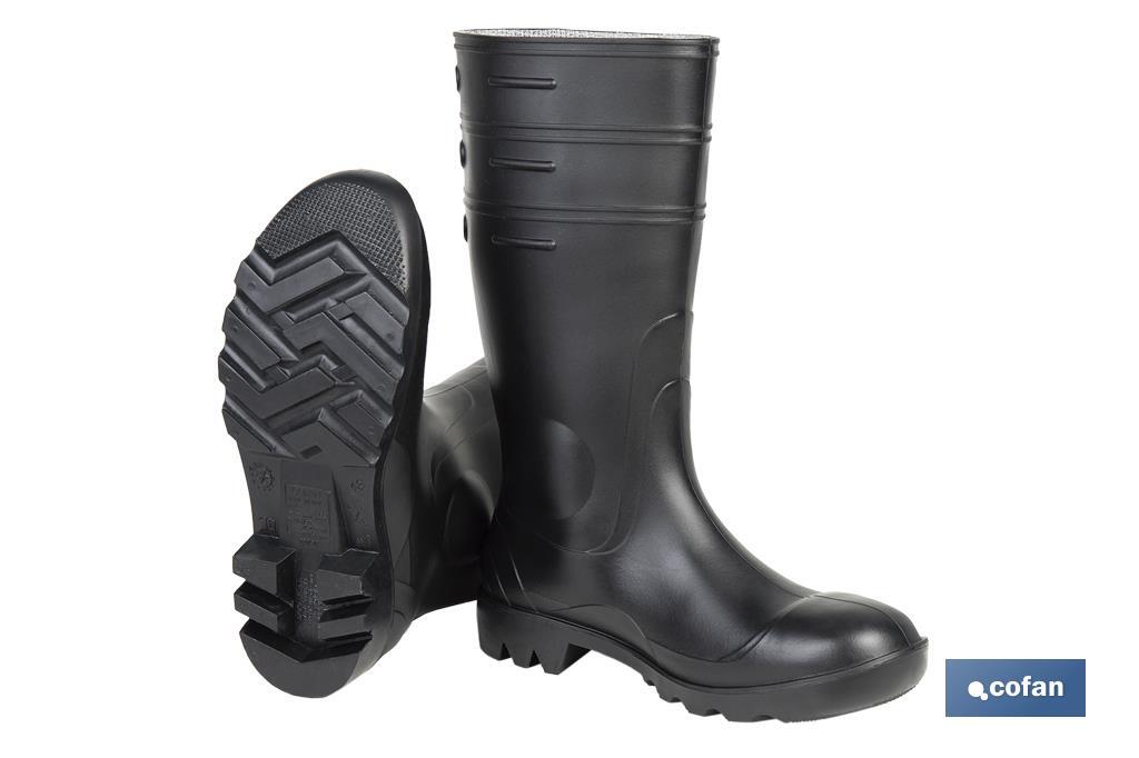 BOTA AGUA ALTA SEGUR. S-5 NEGRA T-38