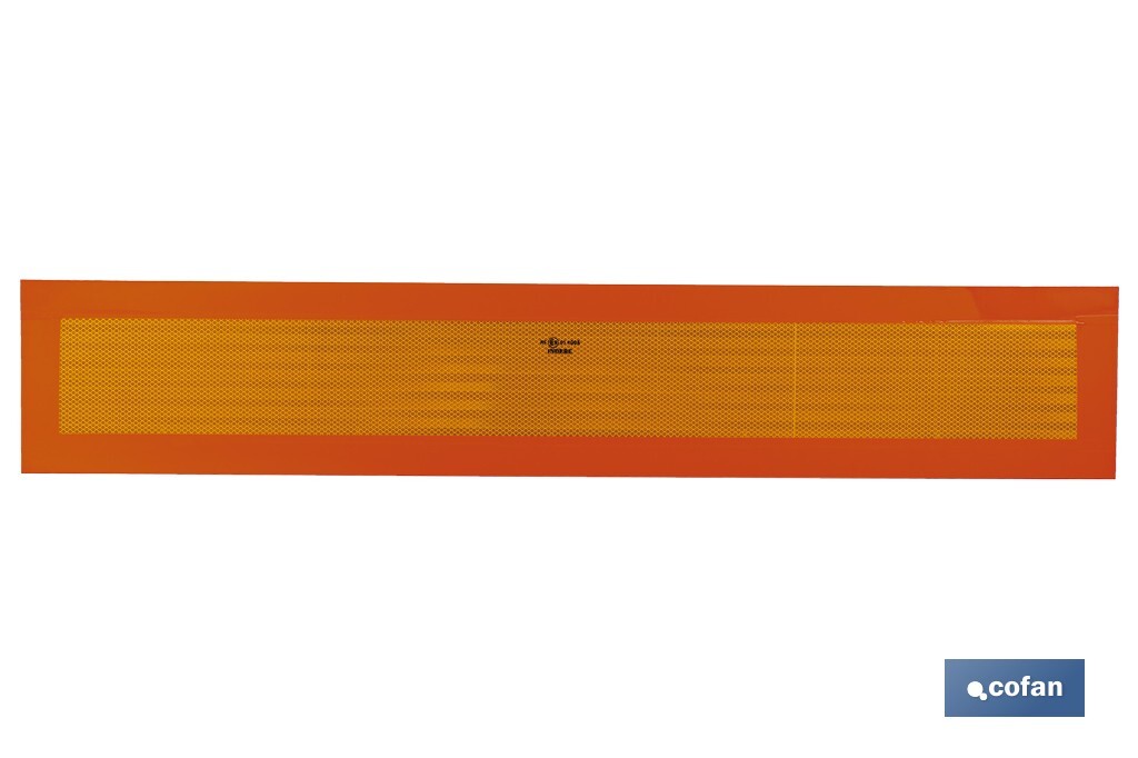 PLACA V-6 VEHICULOS LARGOS 1130X200MM.