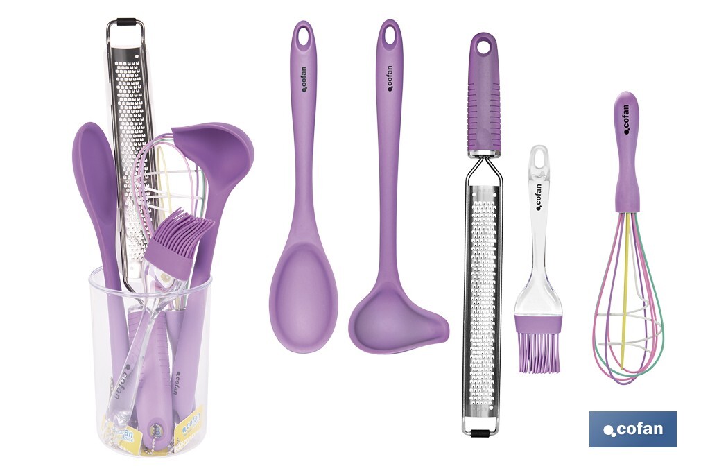 SET DE 6  UTENSILIOS DE REPOSTERÍA GAMA VERGINI