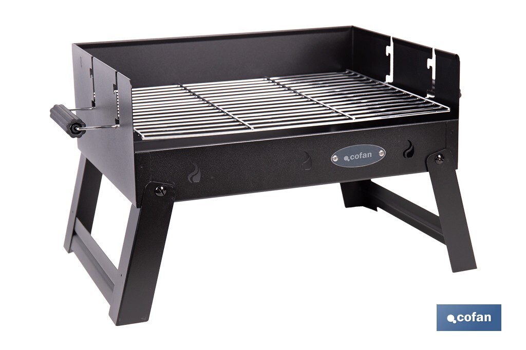 BARBACOA DE CARBÓN PORTÁTIL 455 X 345 X 315 MM