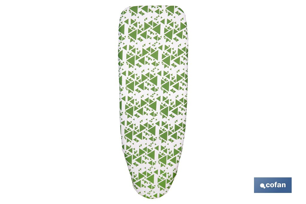 FUNDA ACOLCHADA PARA TABLA DE PLANCHAR 140 X 60 CM VERDE