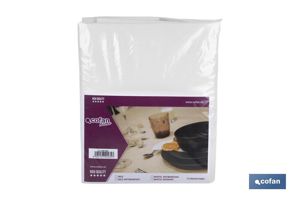 PROTECTOR DE MESA  1.5 BLANCO 1.40 X 2,50 M