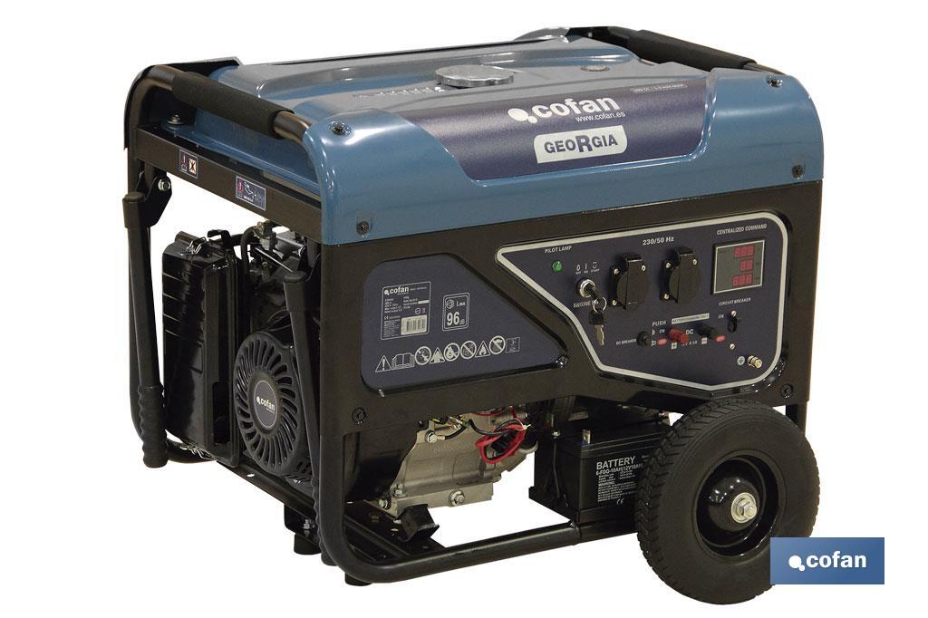 GENERADOR 389CC 5,5 KV 2 SALIDAS AC 1 DC MODELO GEORGIA