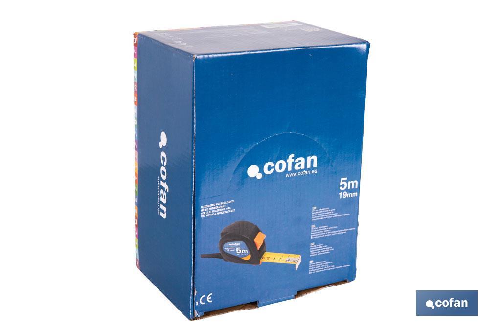 EXPOSITOR FLEXÓMETRO ANTIDESLIZANTE 19 MM X 5 M 12 UDS.