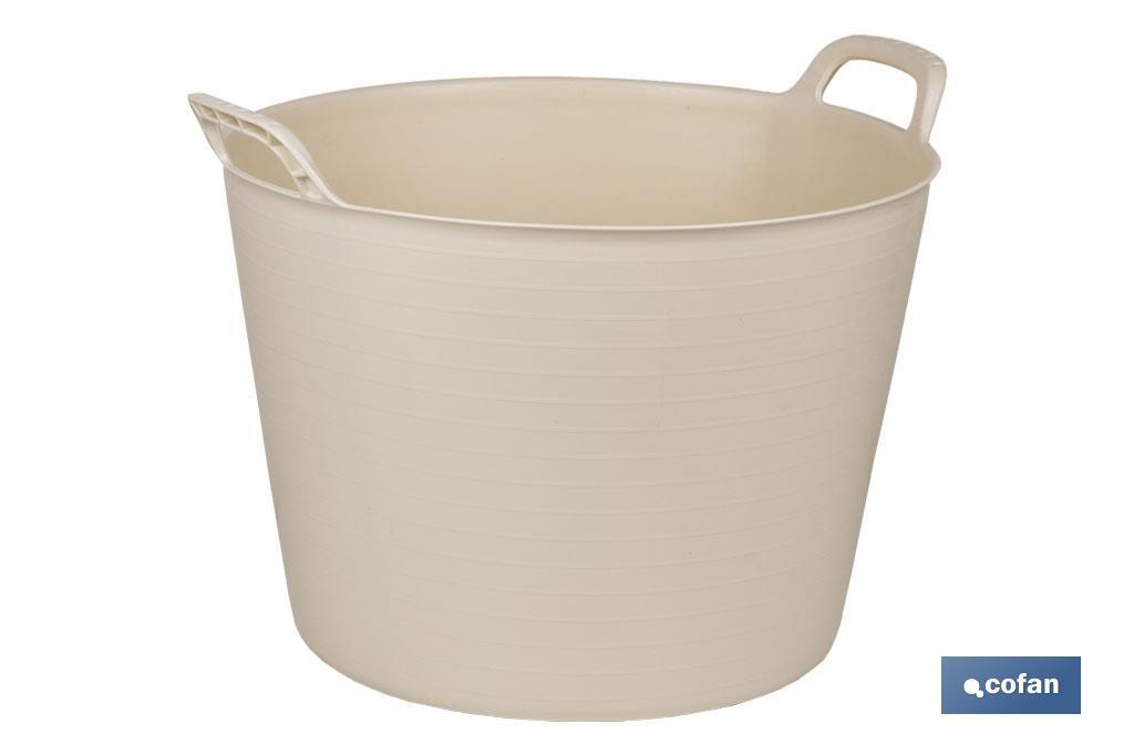 CAPAZO 42 L BEIGE  48.5X45X38cm (PACK: 6 UDS)