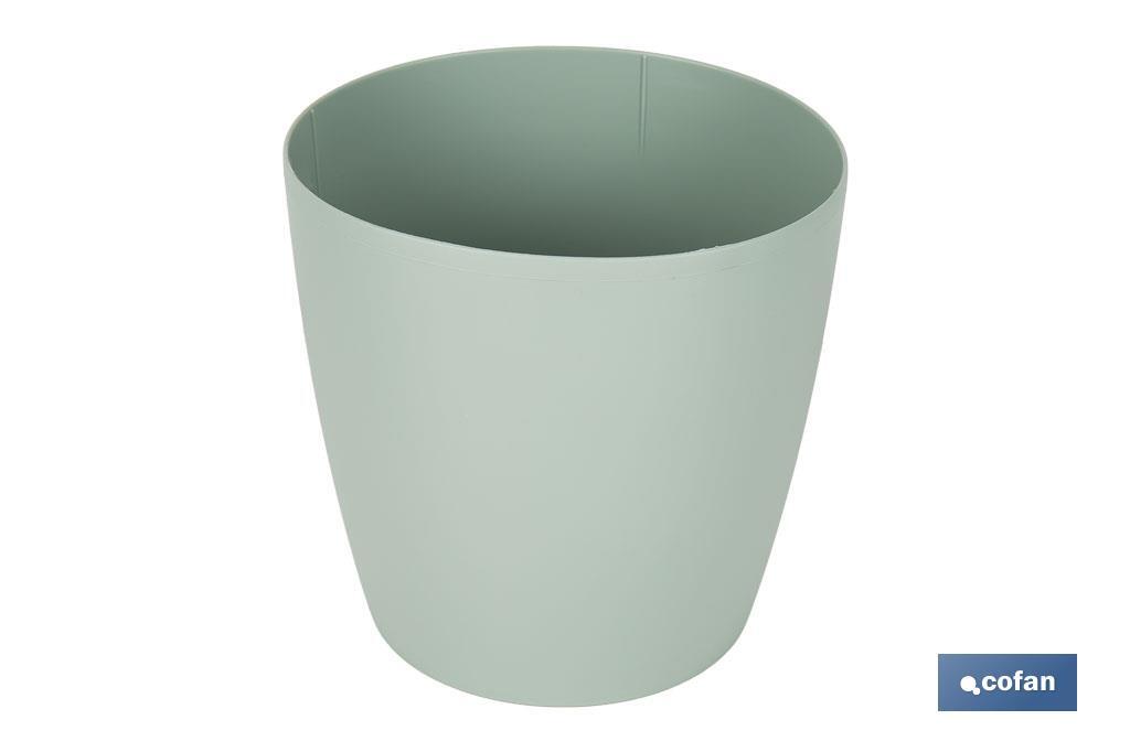 MACETA CAMELIA COLOR VERDE 30X28cm venta unitaria (PACK: 1 UDS)