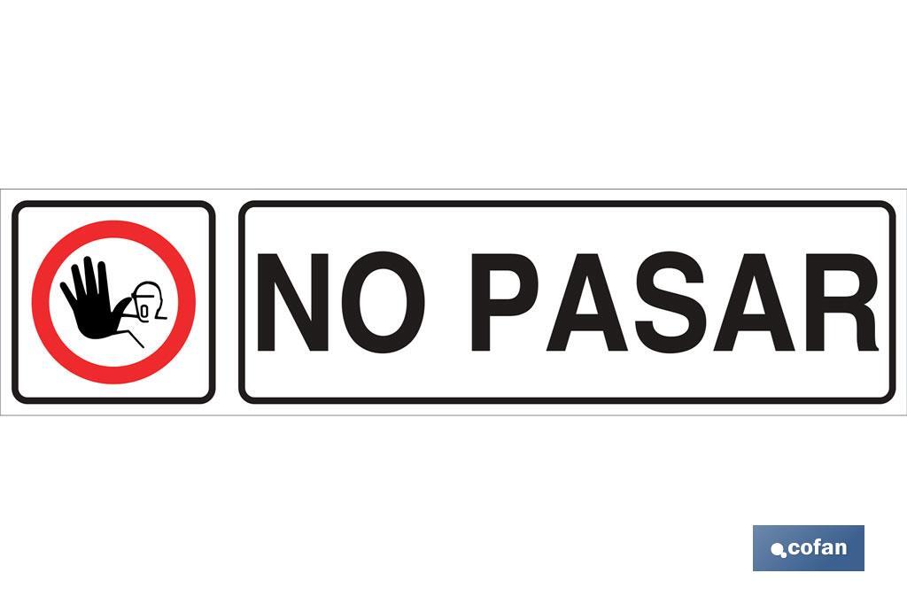 No pasar