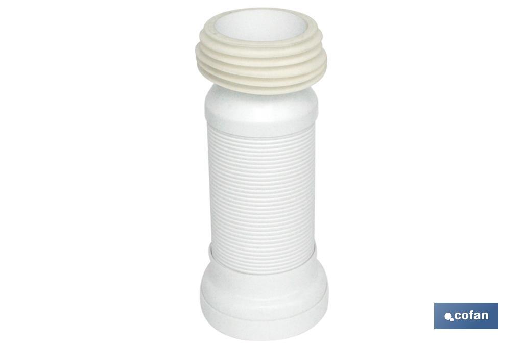 Manguito de Conexión | Extensible para Inodoro | Fabricado en Polipropileno | Salida de Ø110 - Ø120 mm