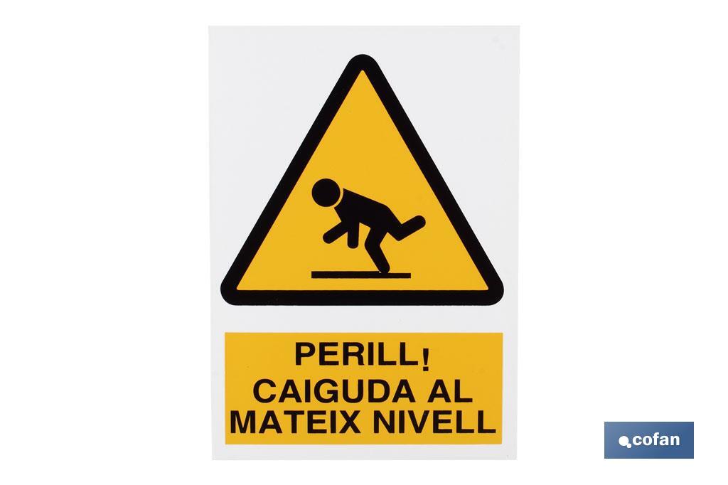 Perill Caiguda Mateix Nivell