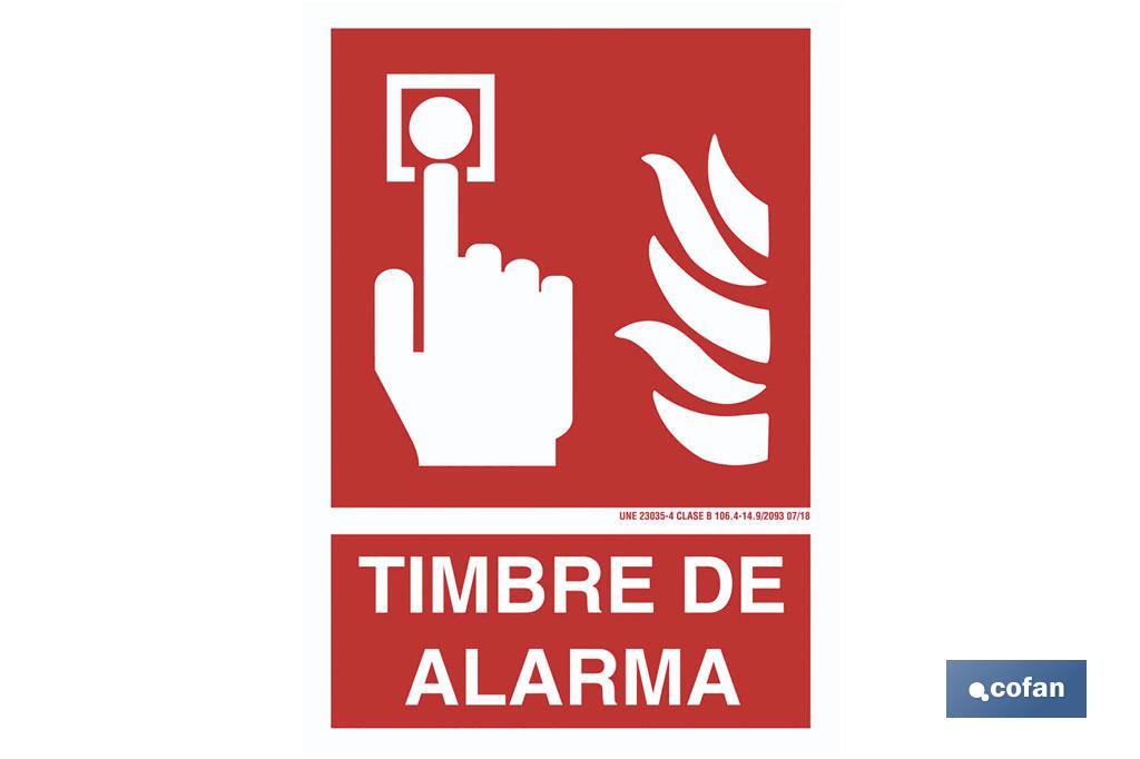 Timbre de alarma