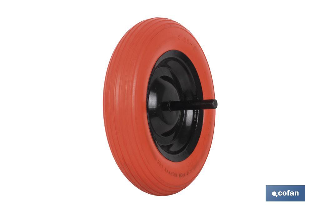 Rueda impinchable de obra | Con varillas Ø 20 mm | Para pesos de 120 kg