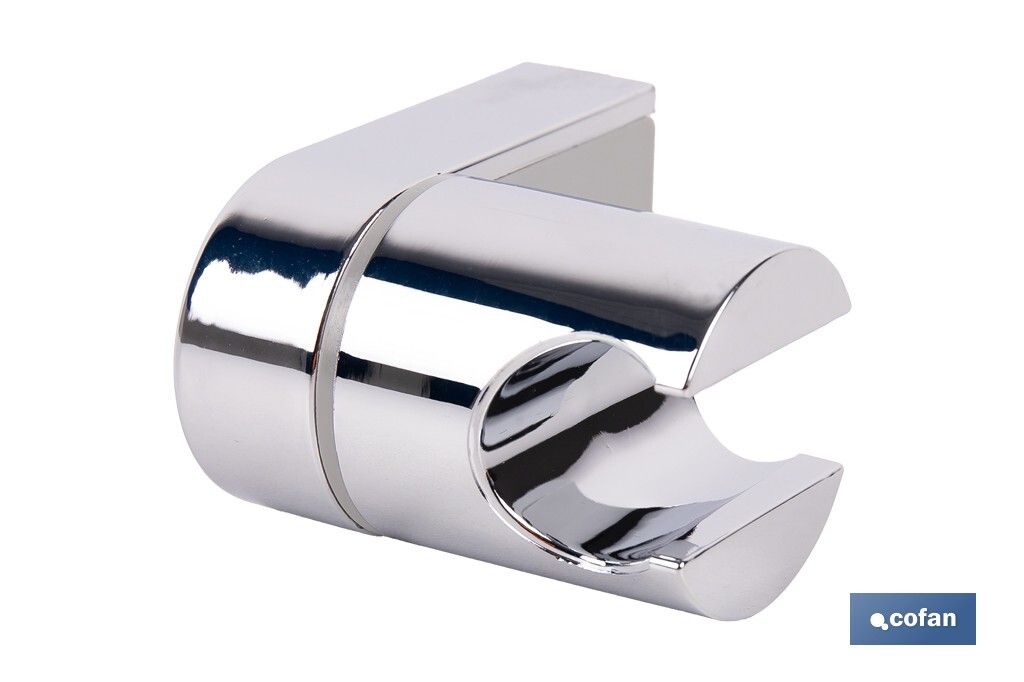 Soporte de ducha para pared | Material: ABS resistente | Soporte ajustable | Disponible en acabado cromado